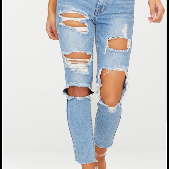 Pretty Little Things Light Wash Boyfriend Jean - Picture 2 of 4